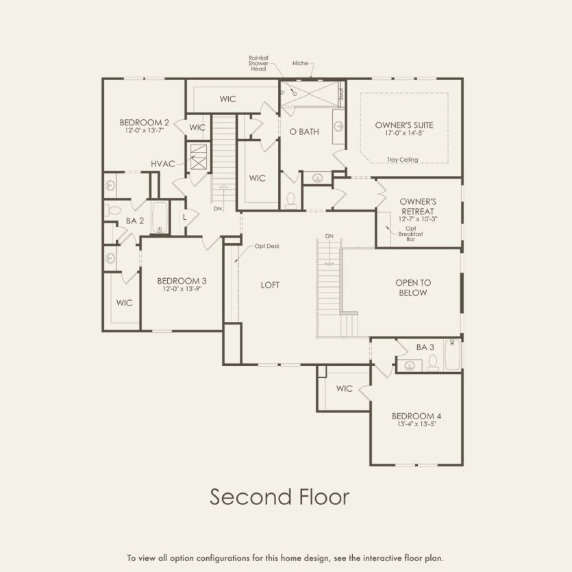 Second Floor 5 br / 3.5 ba
