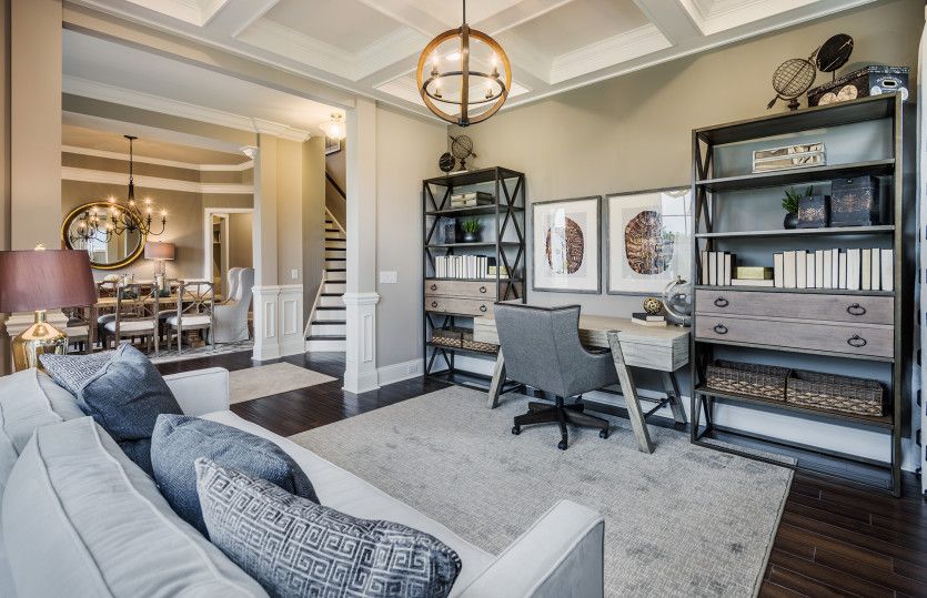 Spacious Den off of Foyer