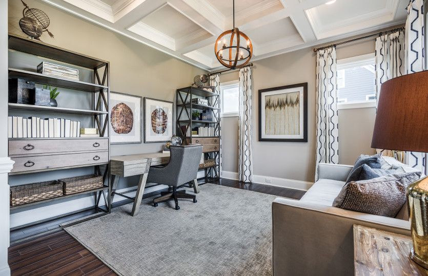 Spacious Den off of Foyer