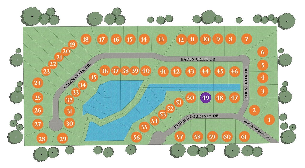 Kaden Creek in Walker, LA New Homes by Willie & Willie