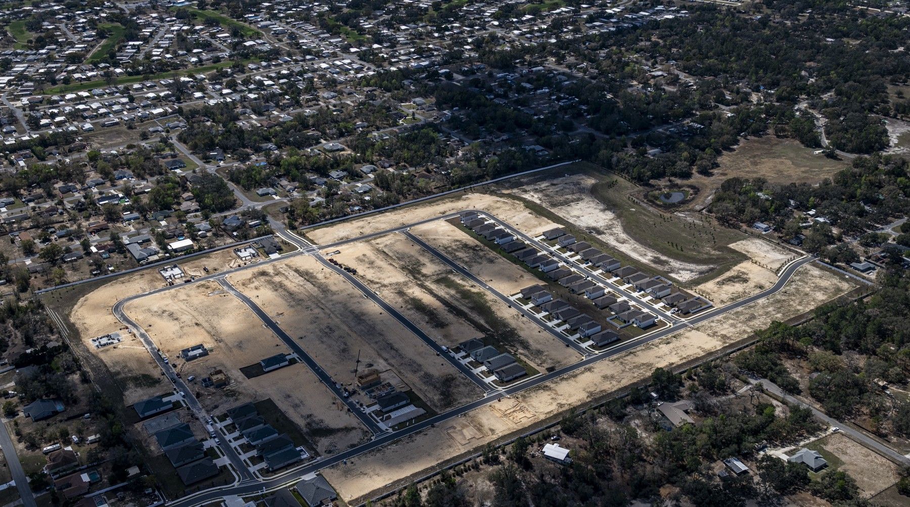 Pinecone Aerial View