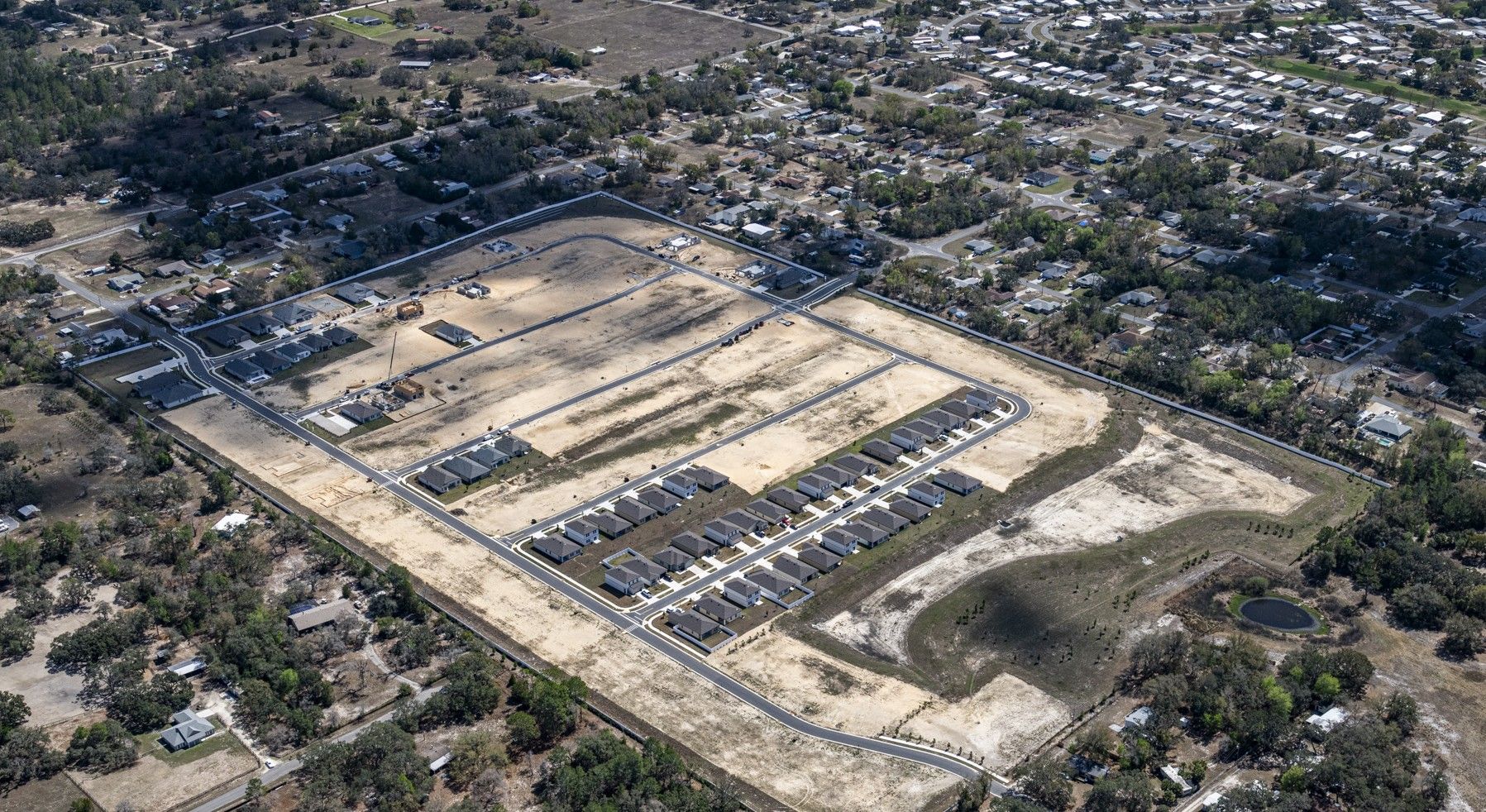 Pinecone Aerial View