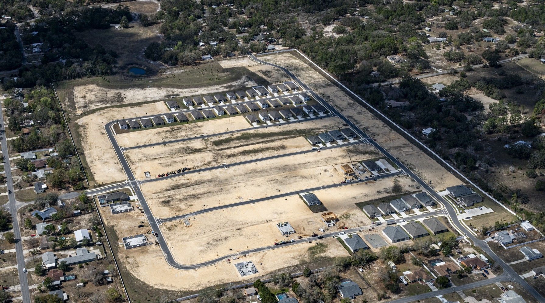 Pinecone Aerial View