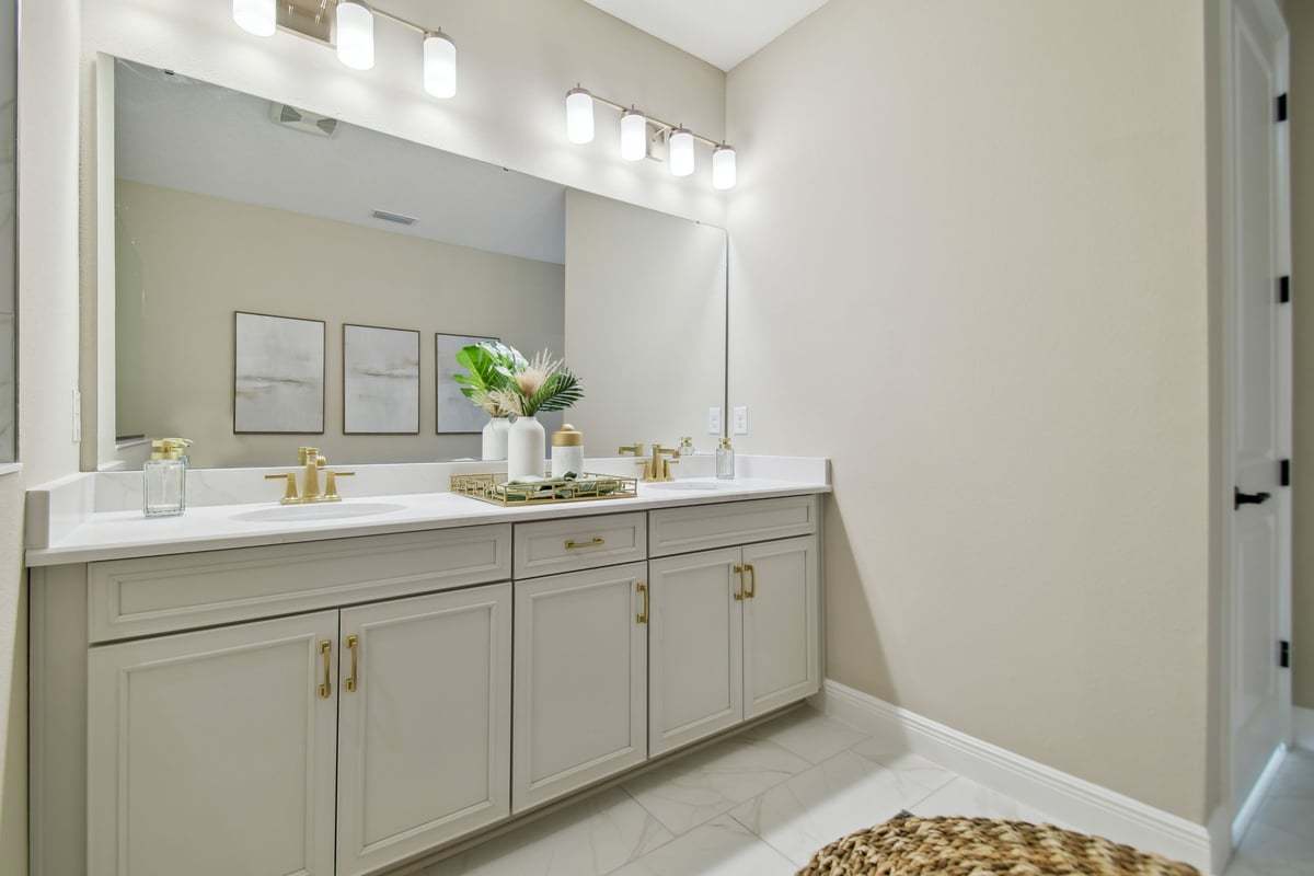 master bathroom double vanity