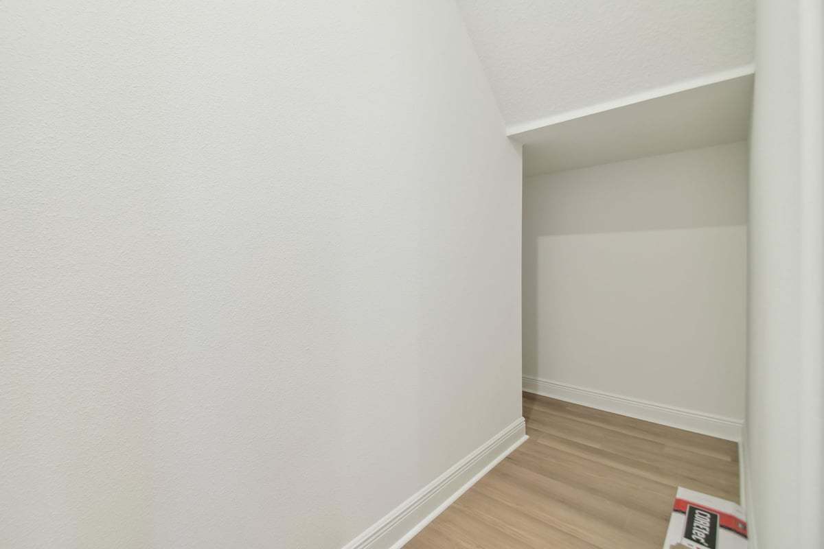 under stairway storage