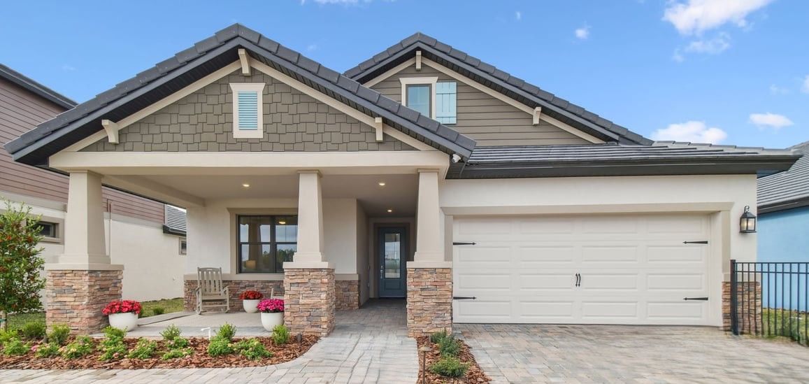 Sweetwater front elevation craftsman