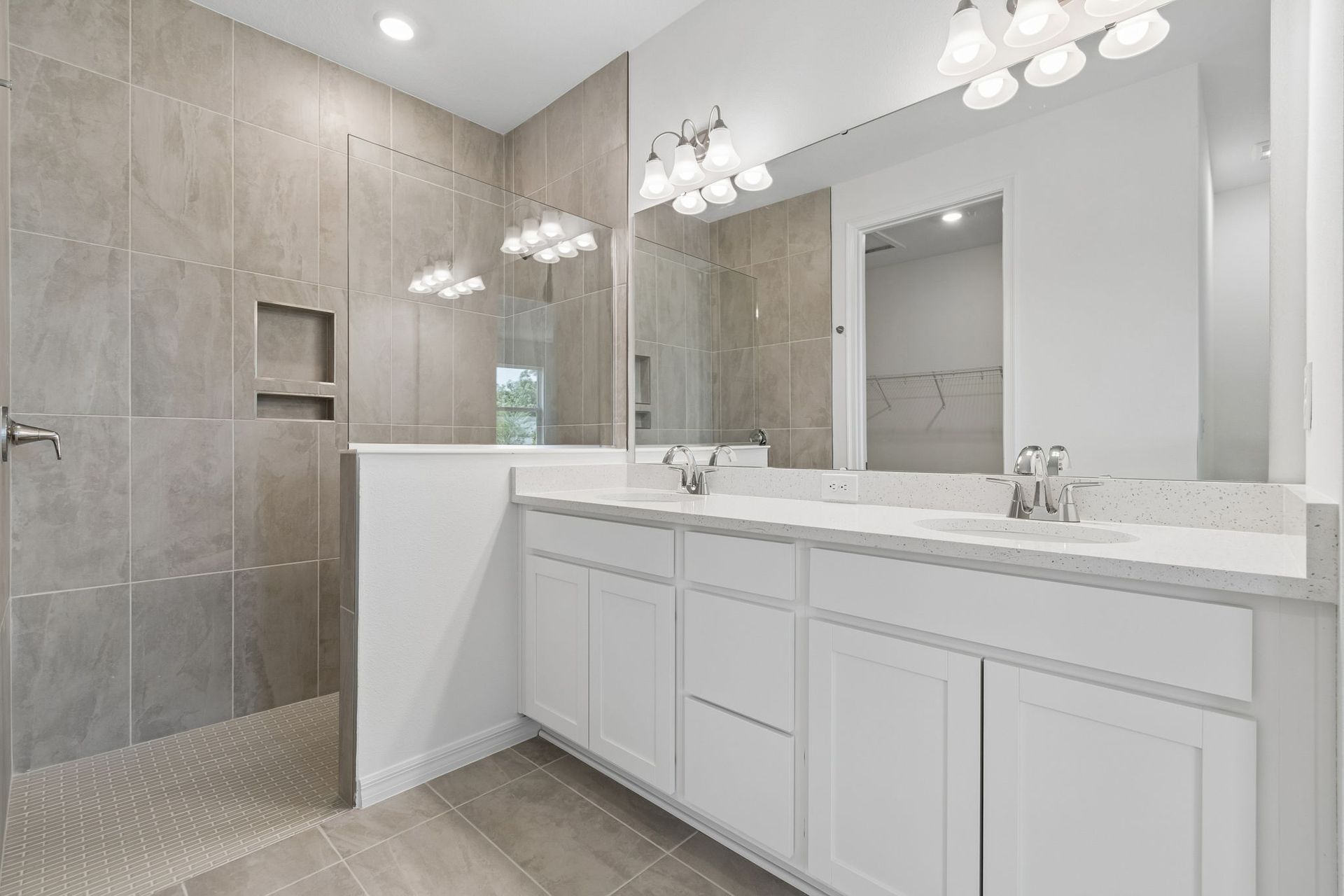 Sandpiper primary bath dual vanities