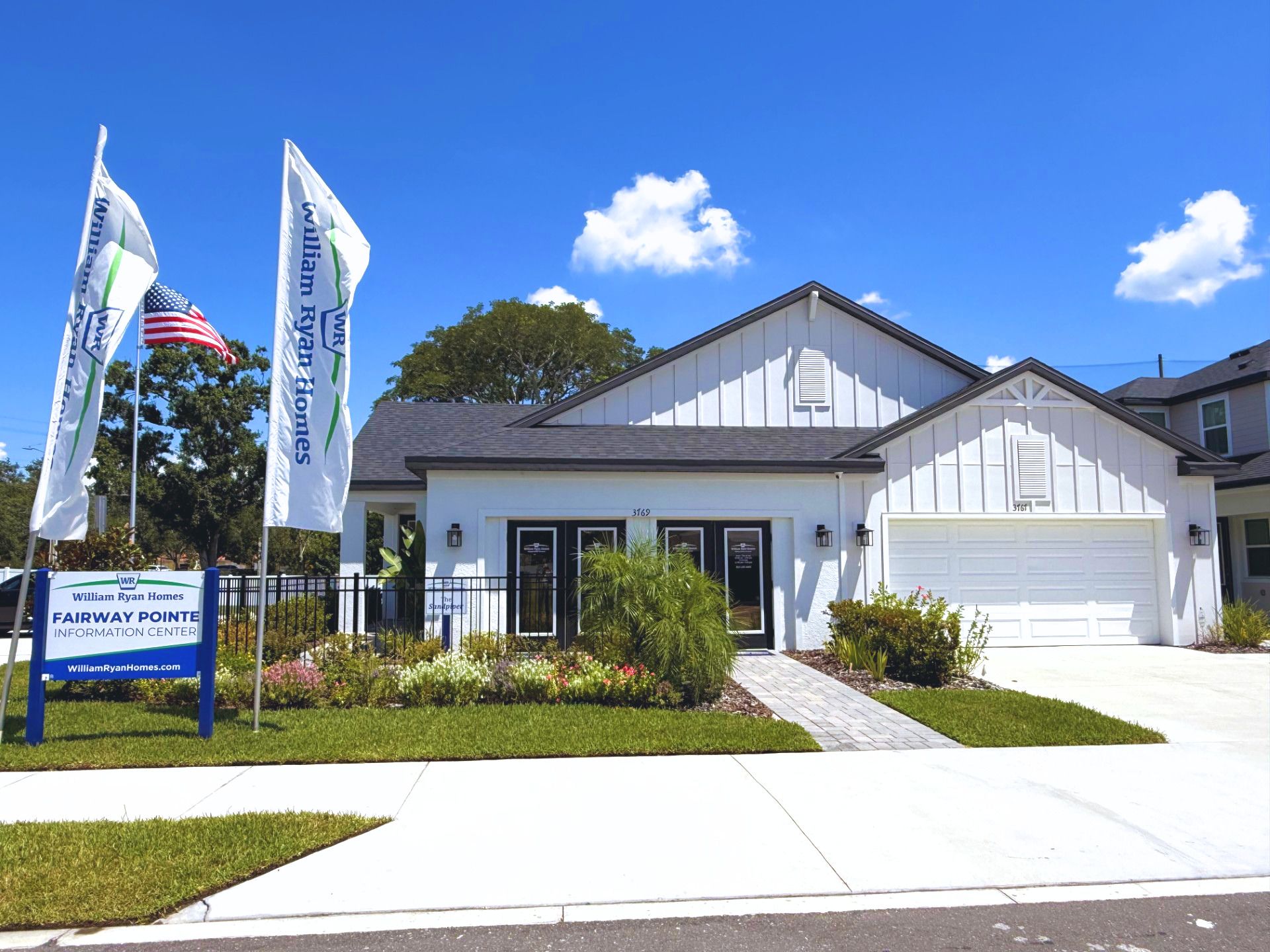 Fairway pointe front exterior model home