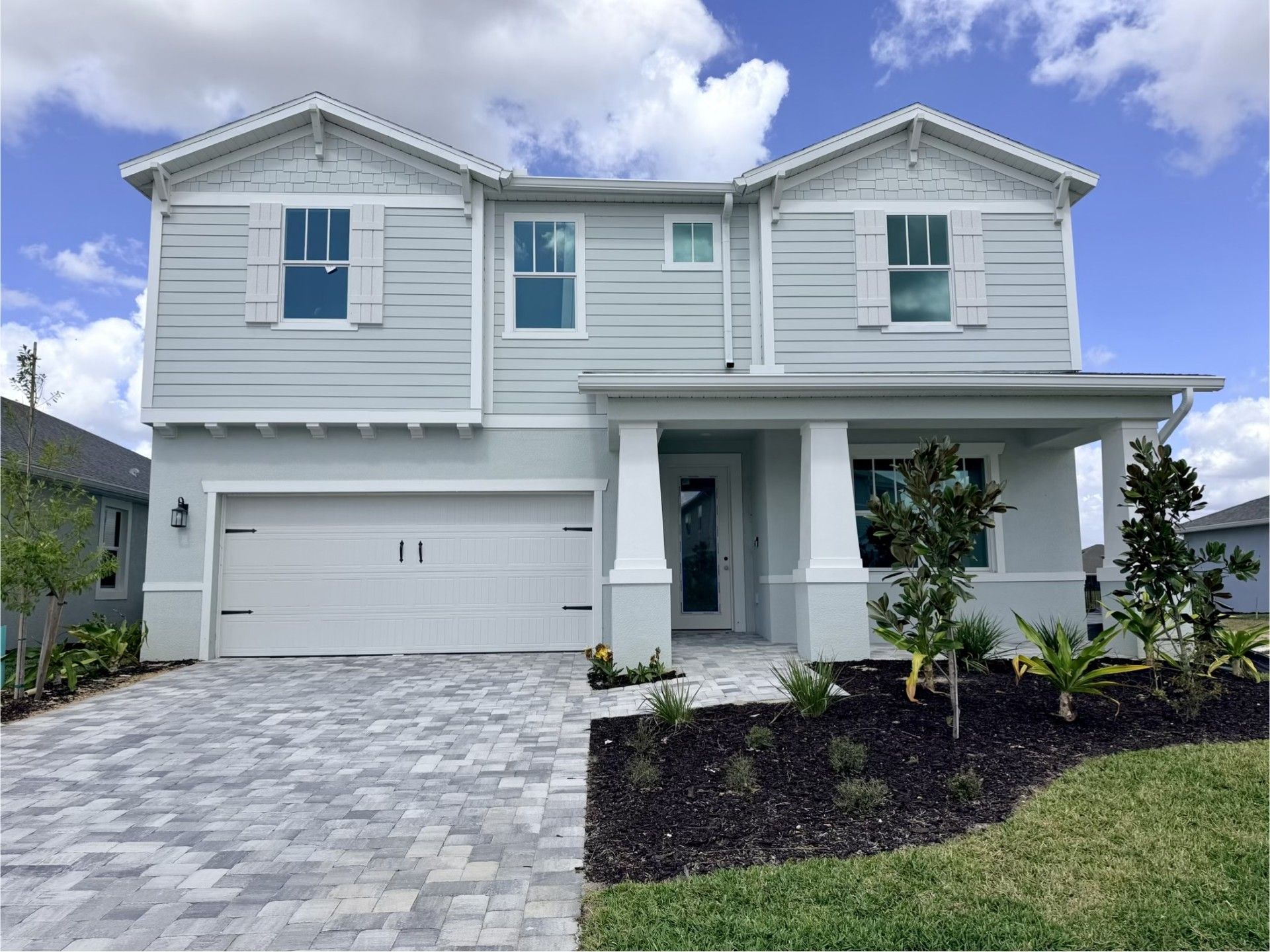 Juniper FL - Craftsman Elevation home exterior William Ryan Homes Tampa