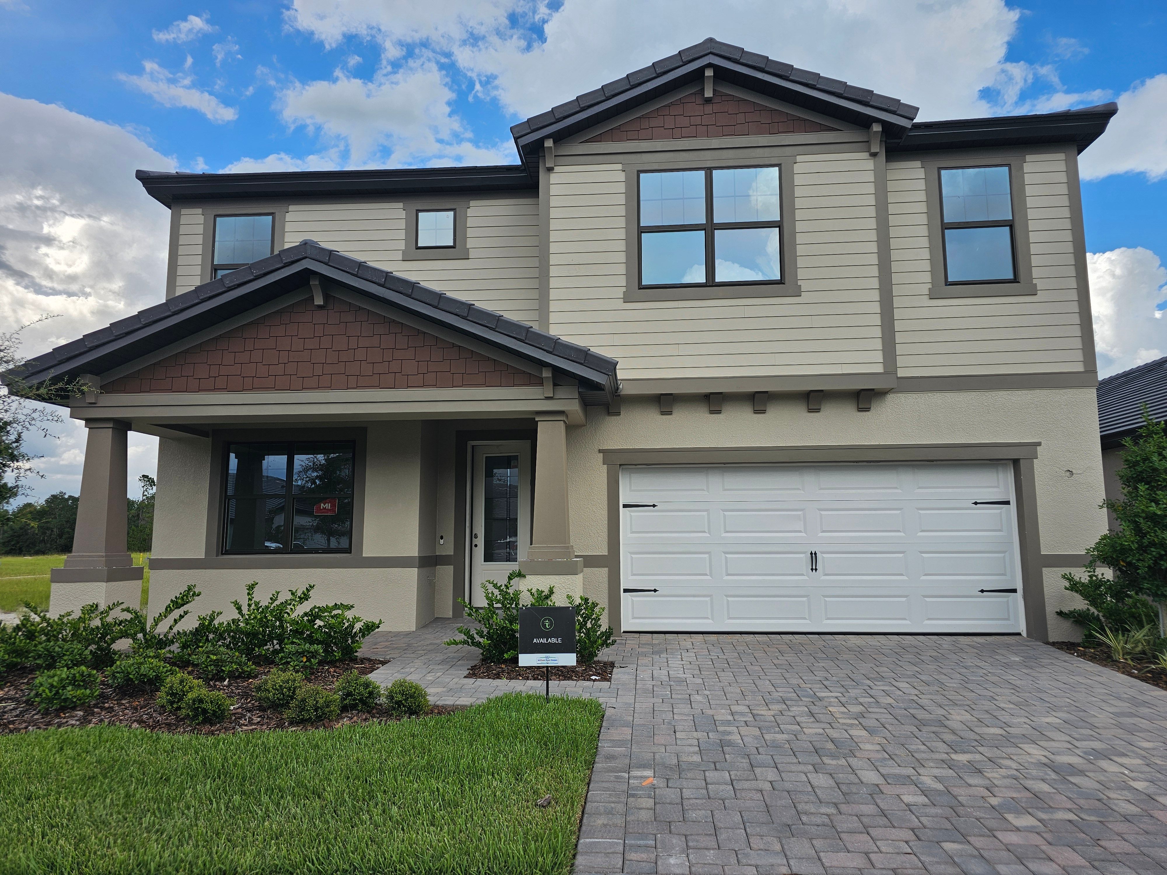 Sandalwood new home by William Ryan Homes Tampa