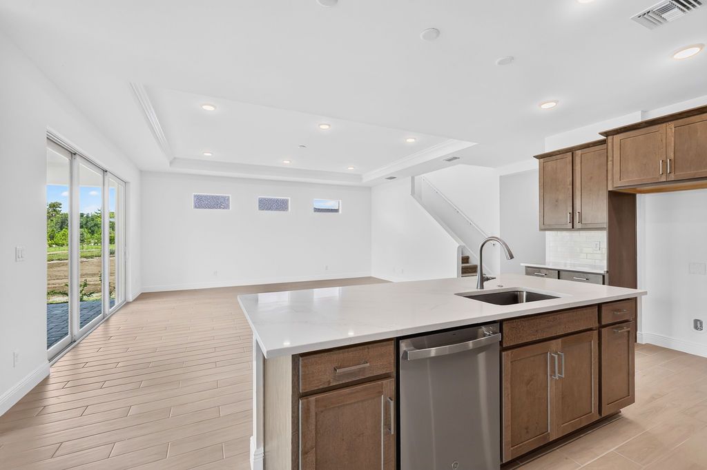 Sebastian Kitchen Island and Open Living