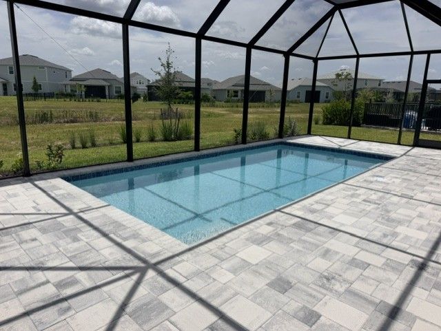 Sweetwater exterior backyard pool lanai 