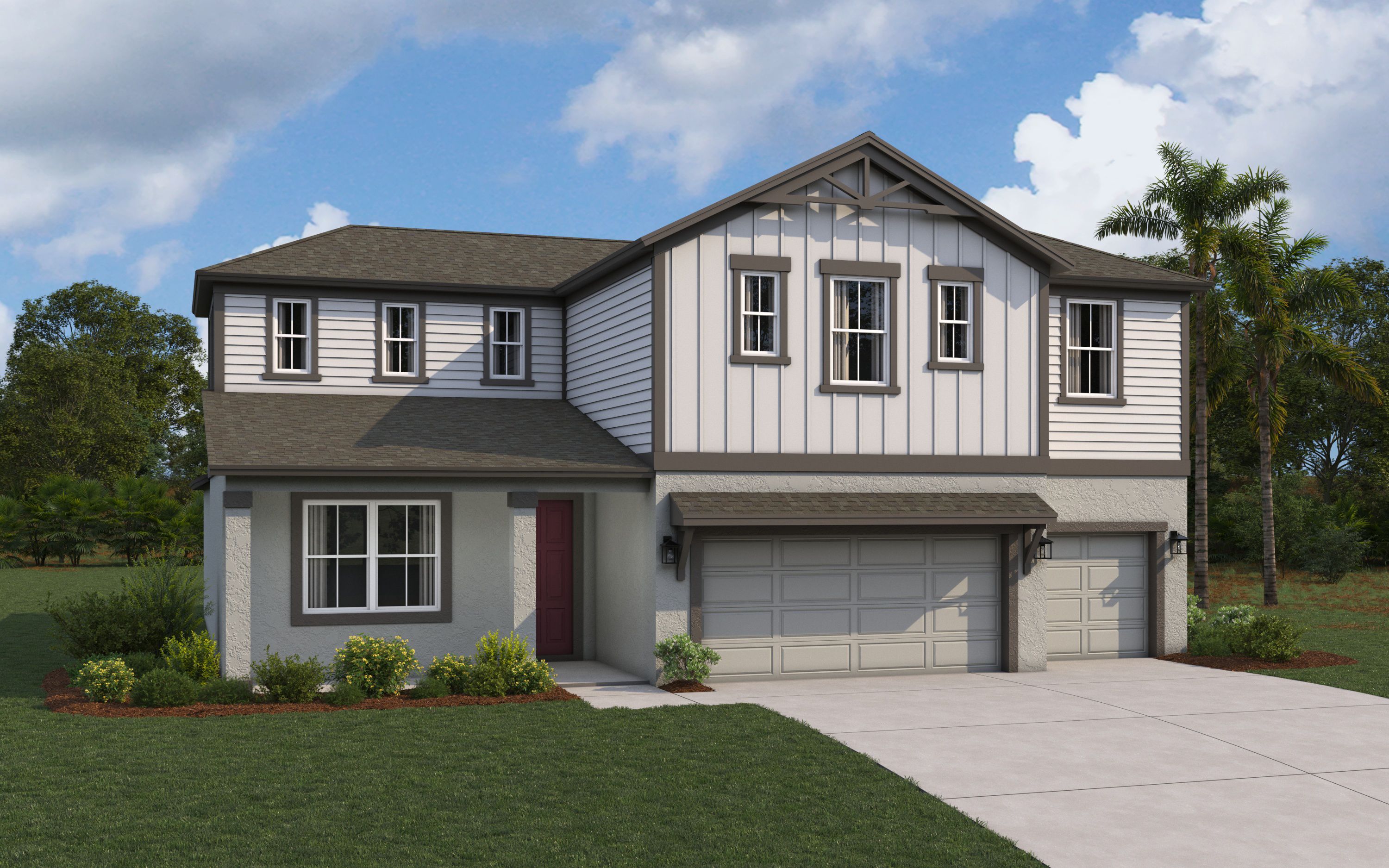 Jasper Farmhouse Elevation Front Exterior