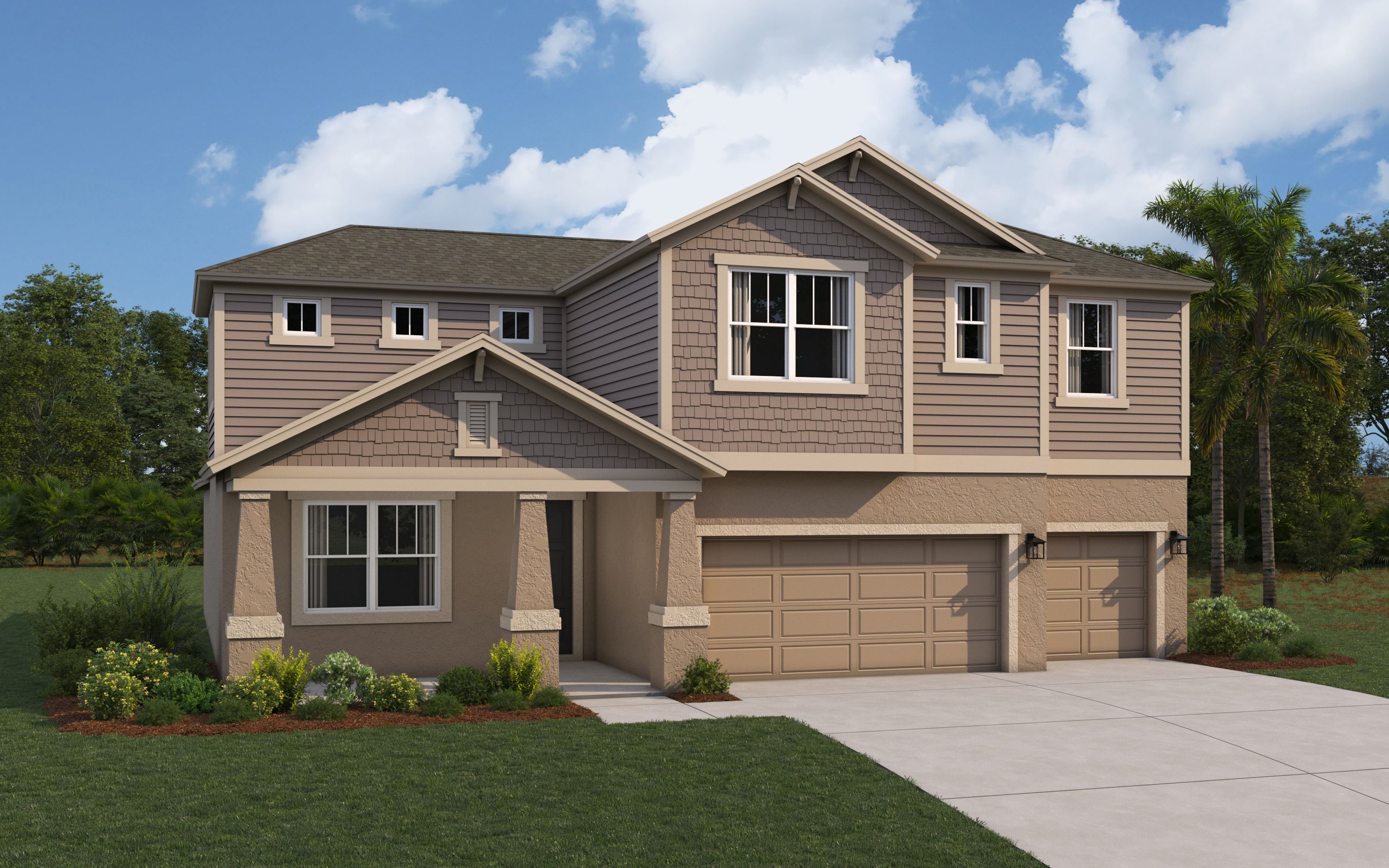 Jasper Craftsman Elevation Front Exterior