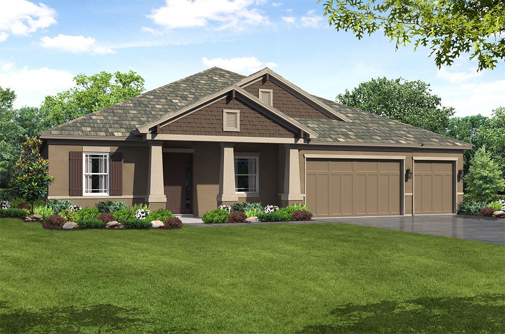 Joyce craftsman elevation by William Ryan Homes Tampa