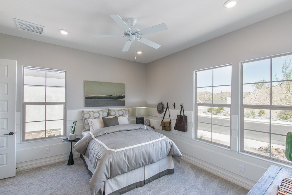 Bedroom 3 Carina model home Tranquility at Montecito in Estrella William Ryan Homes Phoenix