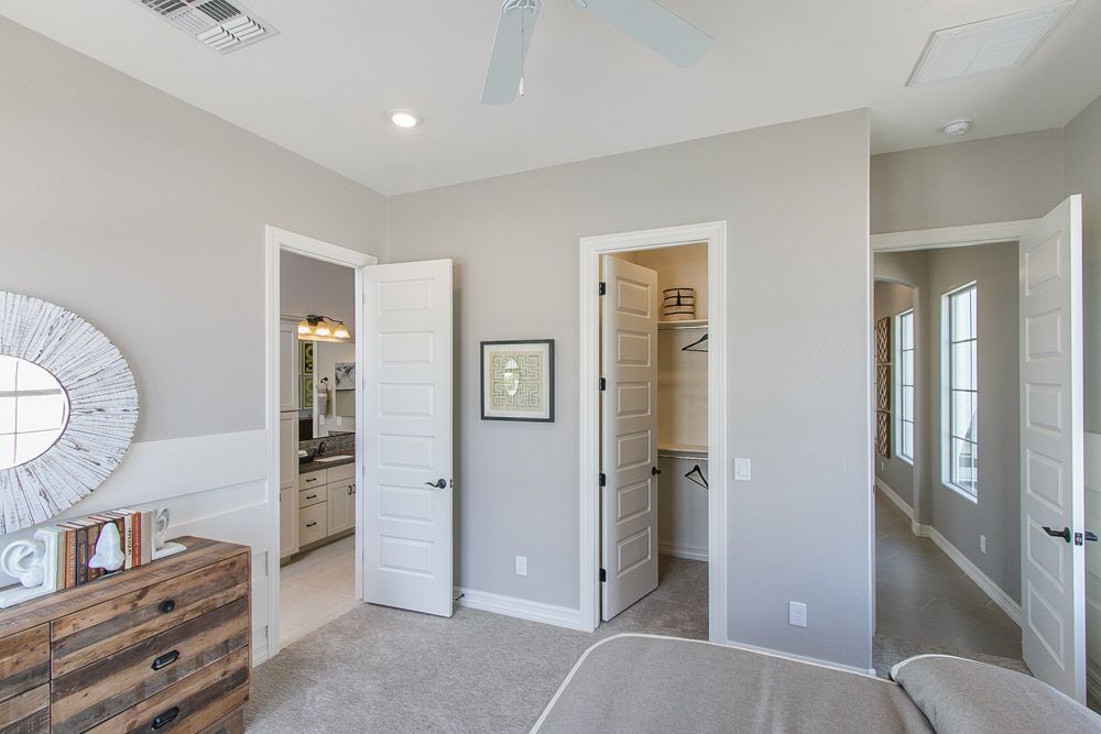 Bedroom 3 Jack and Jill Carina model home Tranquility at Montecito in Estrella William Ryan Homes Phoenix
