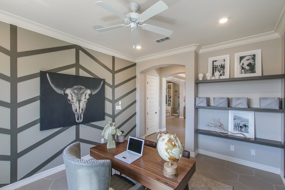 Study alternate Carina model home Tranquility at Montecito in Estrella William Ryan Homes Phoenix