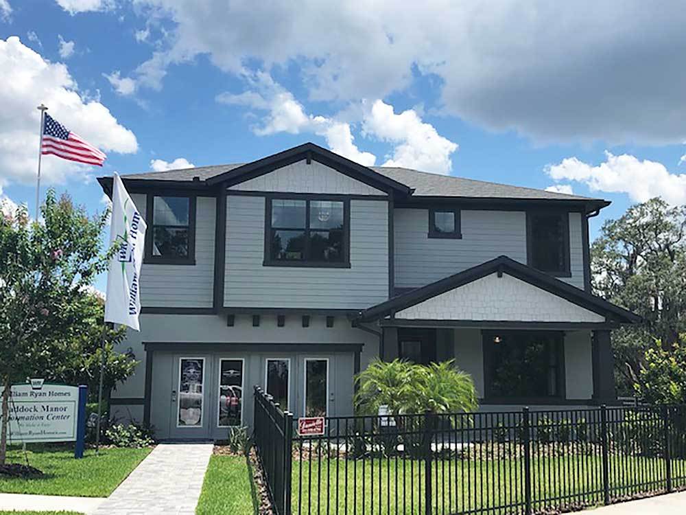 Sandalwood model home Craftsman style front elevation William Ryan Homes Tampa
