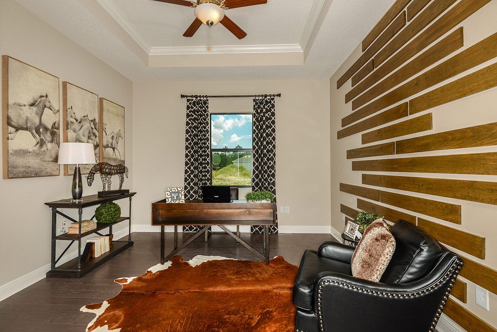 Joyce model home private study by William Ryan Homes Tampa