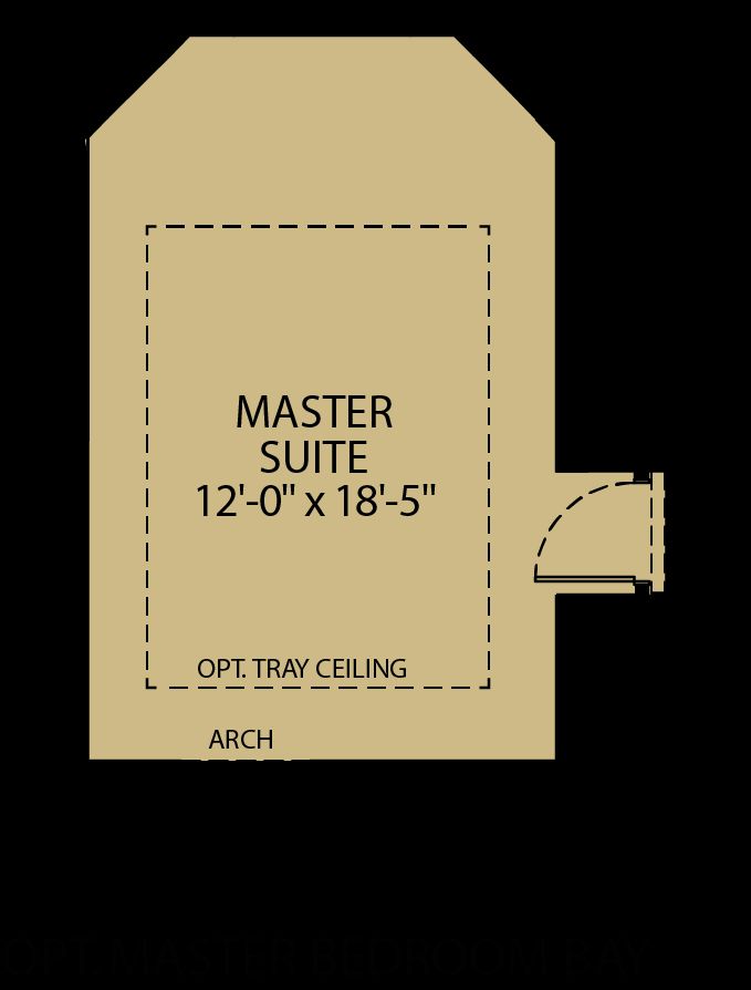 Sweetwater floor plan option master bedroom bay window William Ryan Homes Tampa