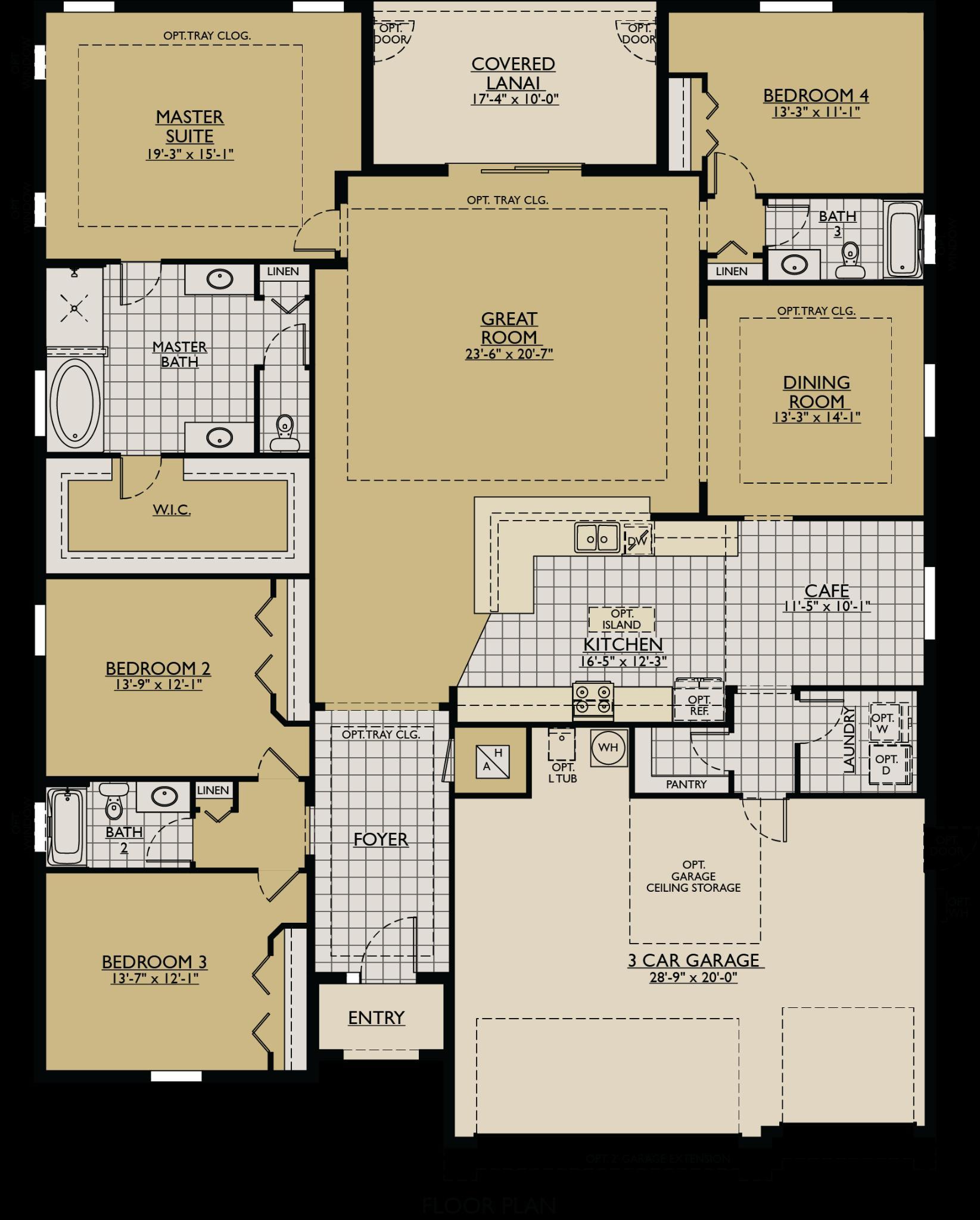 Sweet Bay floor plan William Ryan Homes Tampa