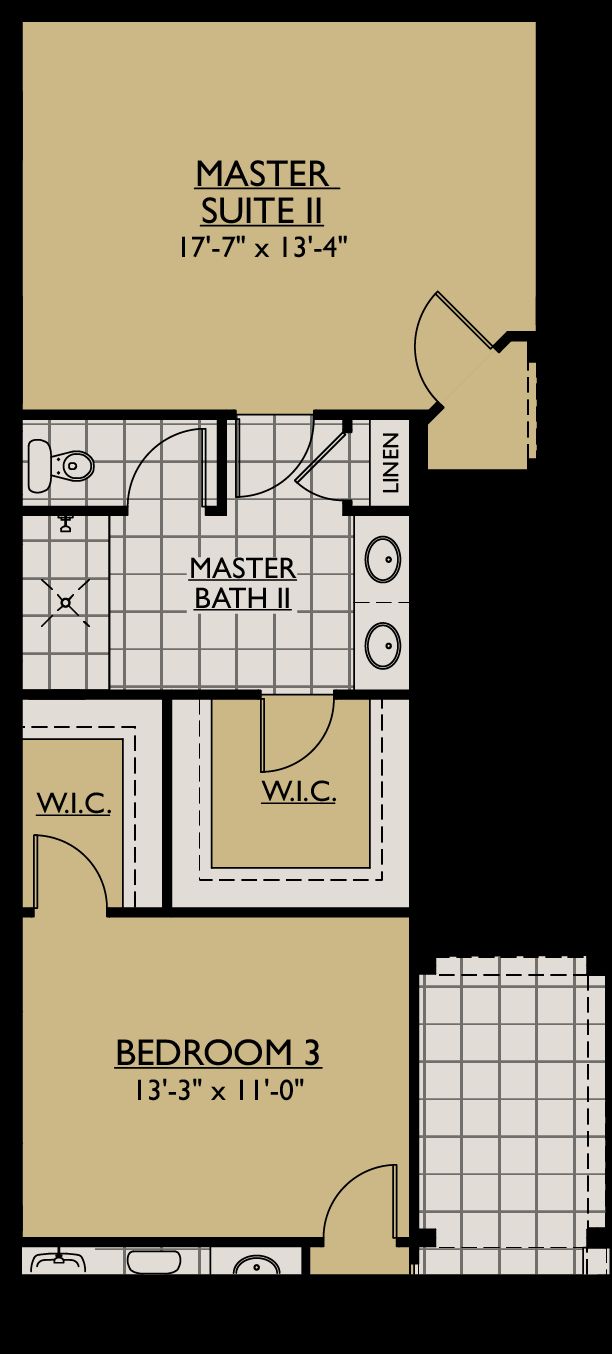 Strabane floor plan option a second master bedroom suite William Ryan Homes Tampa
