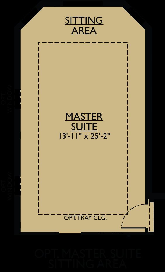 Joyce floor plan option master suite sitting area William Ryan Homes Tampa