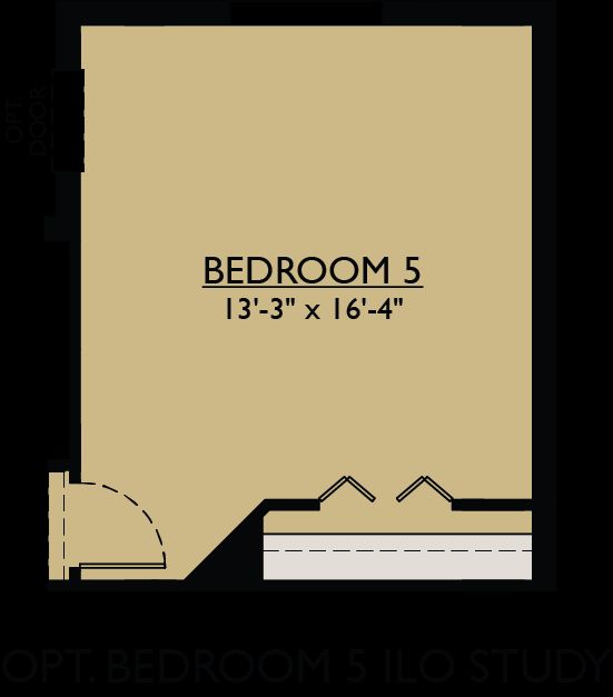 Joyce floor plan option bedroom five in lieu of study William Ryan Homes Tampa
