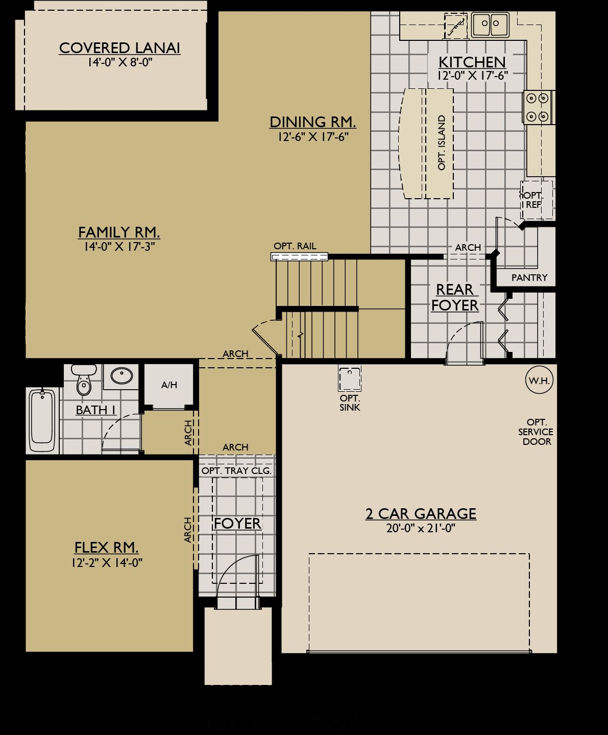 Juniper FL - First Floor Plan