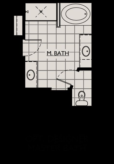 Juniper FL - Floor Plan Option - Designer Master Bath