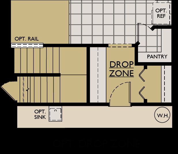 Juniper FL - Floor Plan Option - Drop Zone