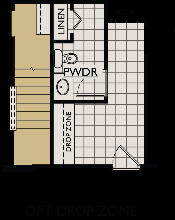 Saratoga floor plan option drop zone William Ryan Homes Tampa