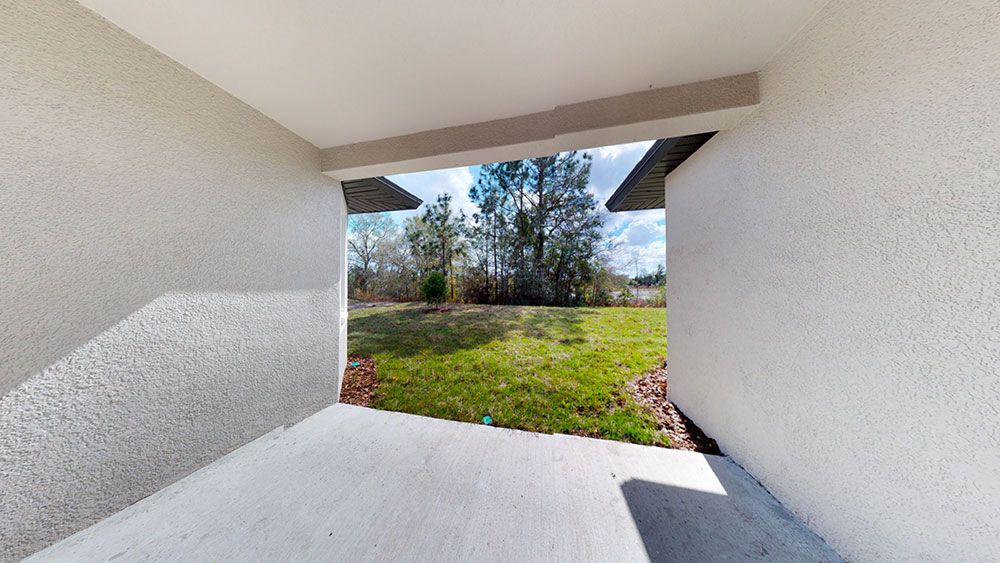 Juno new home the covered lanai by William Ryan Homes Tampa