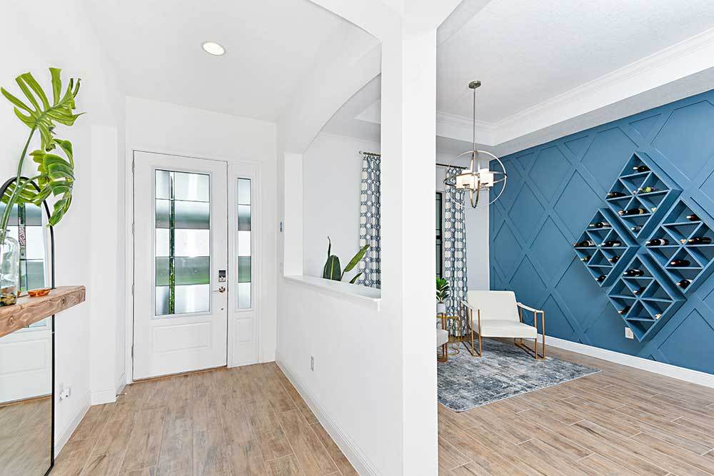 Joyce model home entry foyer by William Ryan Homes Tampa