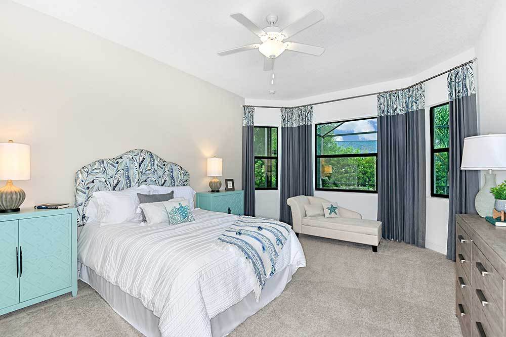 Joyce model home second en suite bedroom William Ryan Homes Tampa