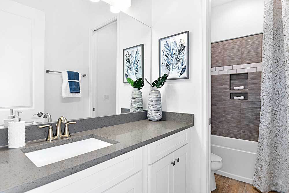 Joyce model home third bathroom William Ryan Homes Tampa