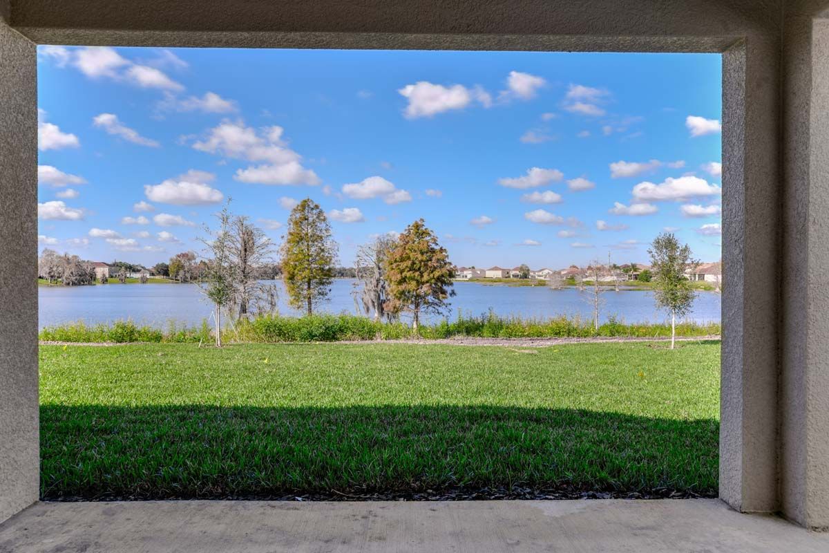 Flora model new home for sale by William Ryan Homes Ft Myers Covered Lanai