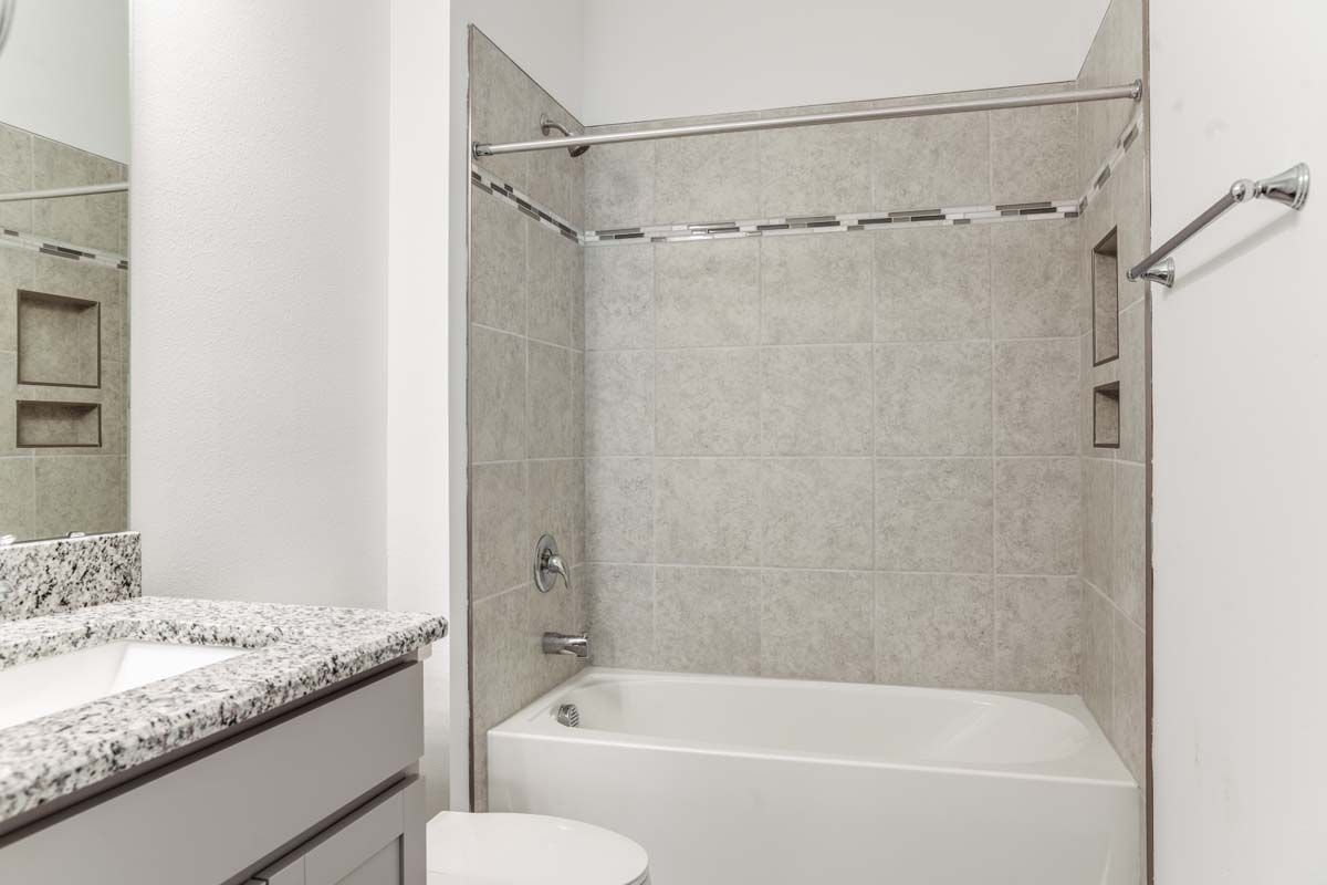 The Sanctuary Flora Home Plan Hall Bath by William Ryan Homes Fort Myers