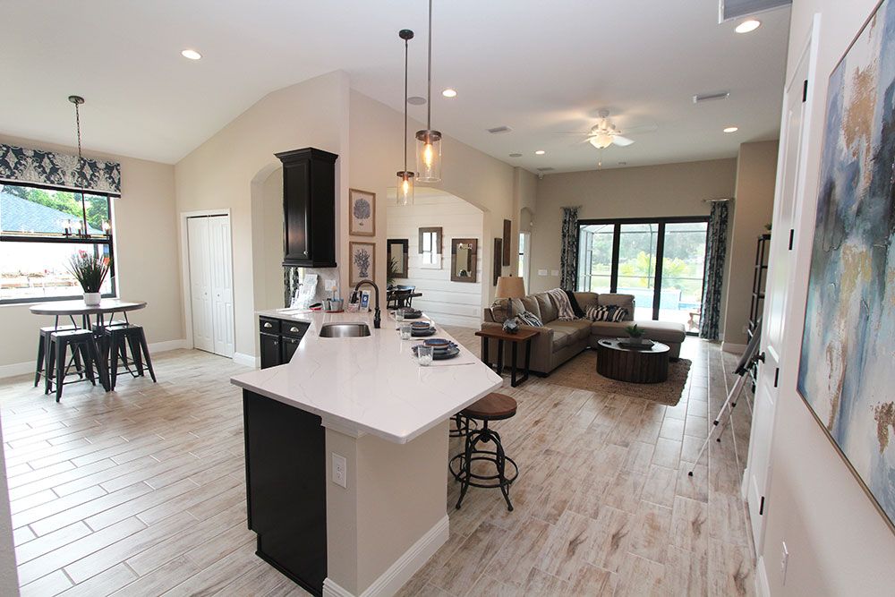 Sweetwater 3-Car New Home Airy Great Room 