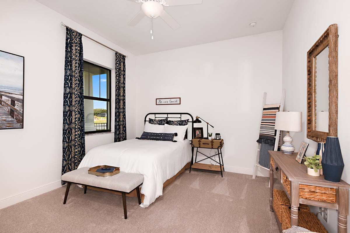 Sweet Bay model home bedroom 3 William Ryan Homes Tampa