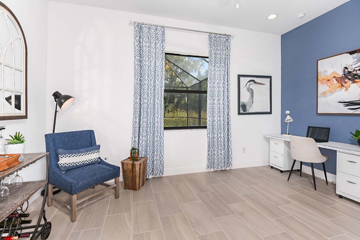 Sweet Bay model home bedroom 4 William Ryan Homes Tampa