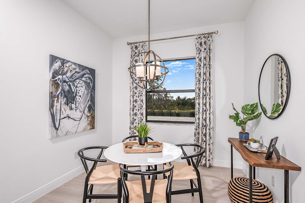 Sweet Bay model home cafe William Ryan Homes Tampa