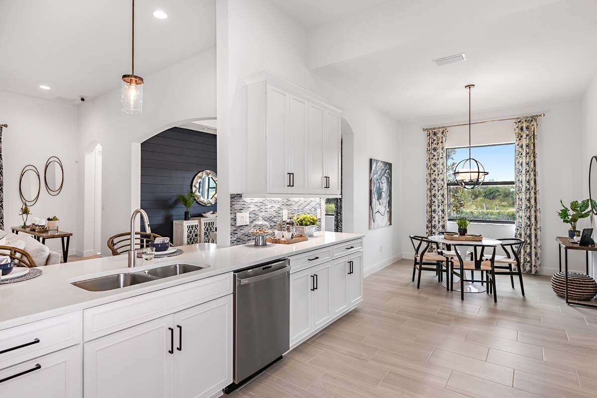 Sweet Bay model home designer kitchen William Ryan Homes Tampa