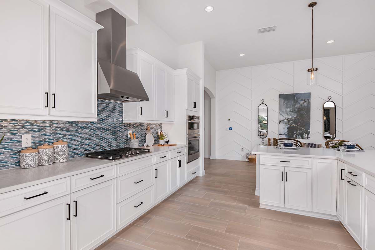 Sweet Bay model home designer kitchen William Ryan Homes Tampa 