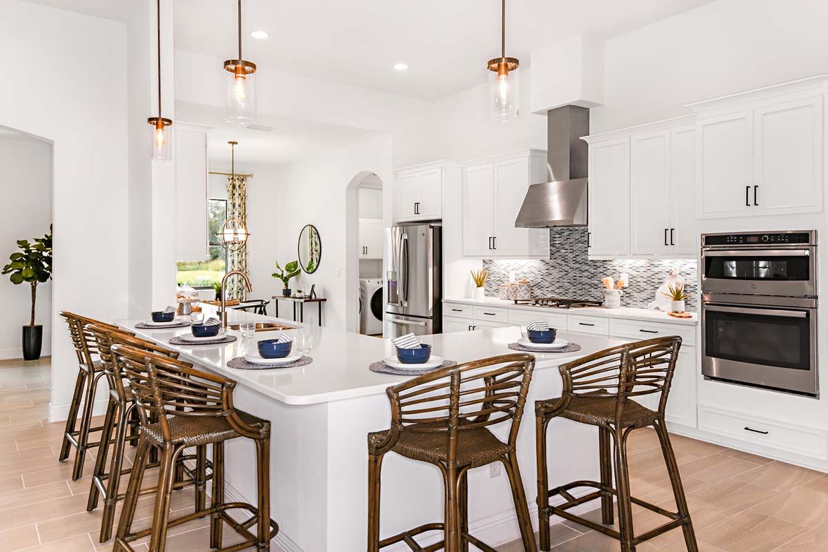 Sweet Bay model home designer kitchen William Ryan Homes Tampa