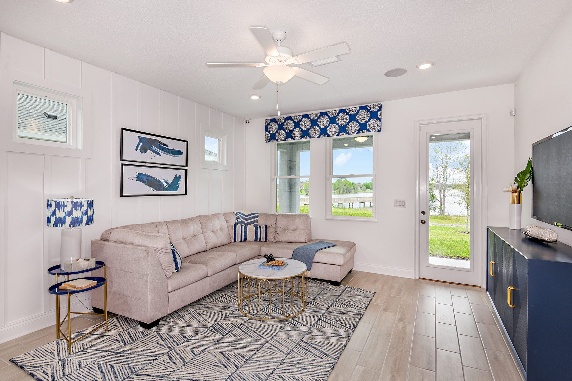 Jade model new home for sale at The Sanctuary at Babcock Ranch by William Ryan Homes Ft. Myers- Family Room