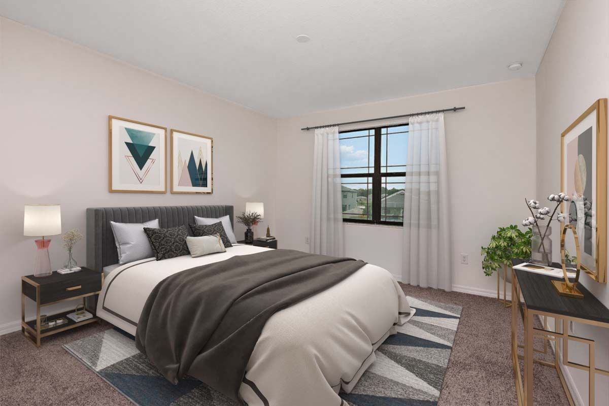 Juniper home plan bedroom 2 William Ryan Homes Tampa