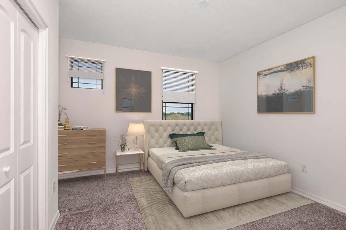 Juniper home plan 3rd bedroom William Ryan Homes Tampa