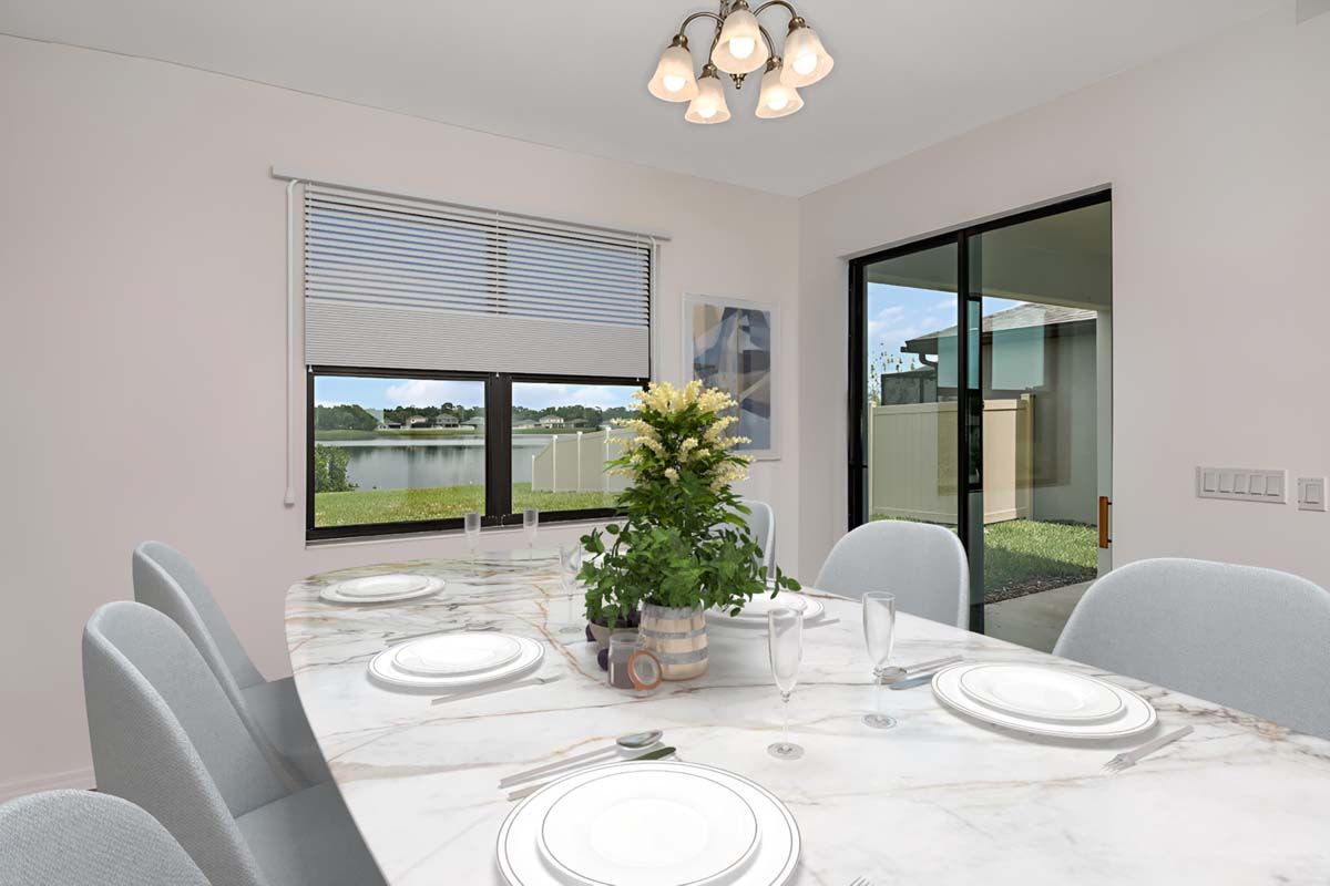 Juniper home plan dining area William Ryan Homes Tampa